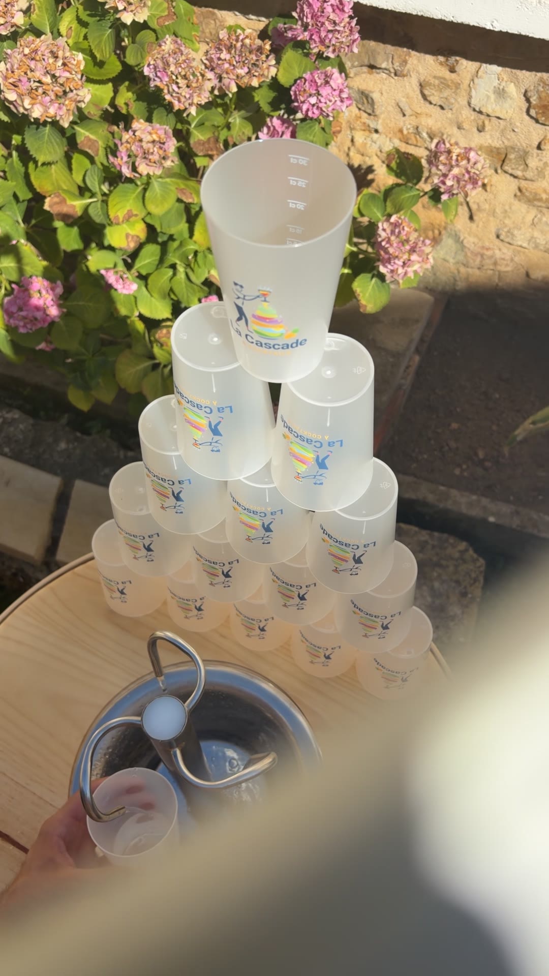 Gobelets personnalisés La Cascade à Cocktails
